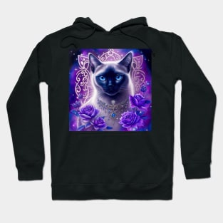 Purple Dream Burmese Cat Hoodie